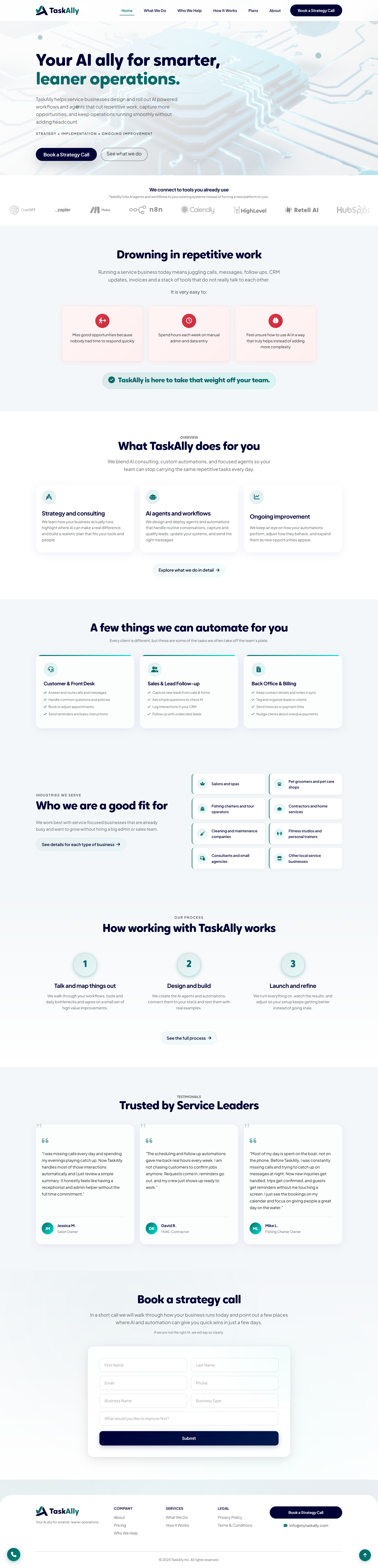 Strategy and Growth Advisors website